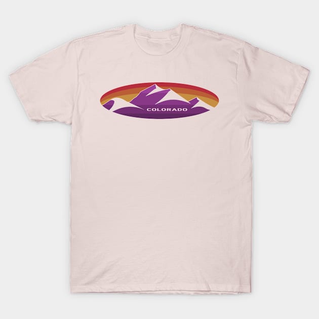 colorado mountain twilight T-Shirt by pholange